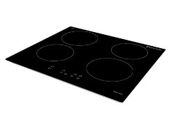 Russell Hobbs RH60IH401B Black Glass 4 Zone Induction Hob Touch Control RRP £240