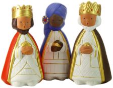 Brand New Wise Men Christmas Figures 3–Piece Set 18 CM Ceramic
