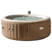 Intex Pure Spa - 6 Person Bubble Therapy Hot Tub,Beige RRP £499.99