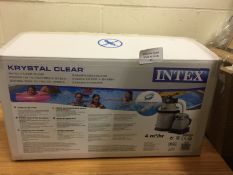 Intex Krystal Clear Sand Filter And Pump RRP £200
