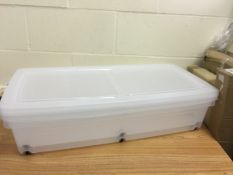 Set Of Underbed Storage Boxes With Wheels