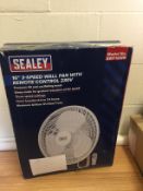 Sealey Wall Fan With Remote Control