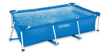 Intex Small Family Frame Pool 2.6m x 1.6m x 0.65m RRP £100