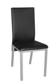 Suarez Sima2 chair, steel, black, 400 x 500 x 930 mm,