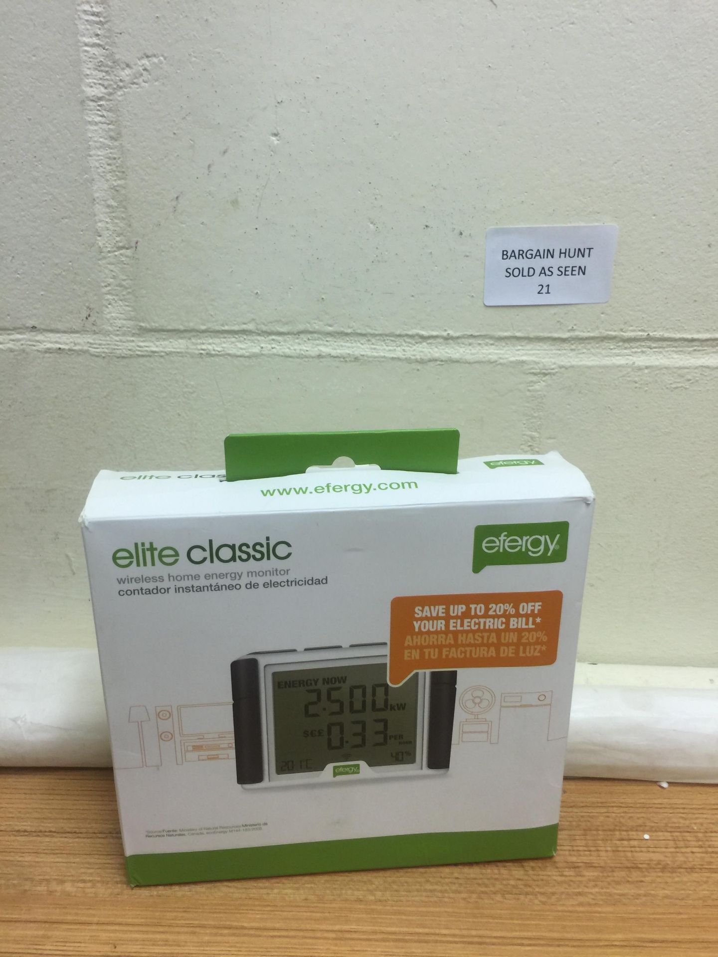 Efergy Technologies Elite Classic 3.0 In Home Energy Monitor