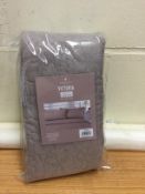 Brand New Highams Embroidered Pair Pillow Shams Cushion Covers Portebello Grey