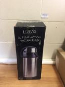Livivo Pump Action Vacuum Flask