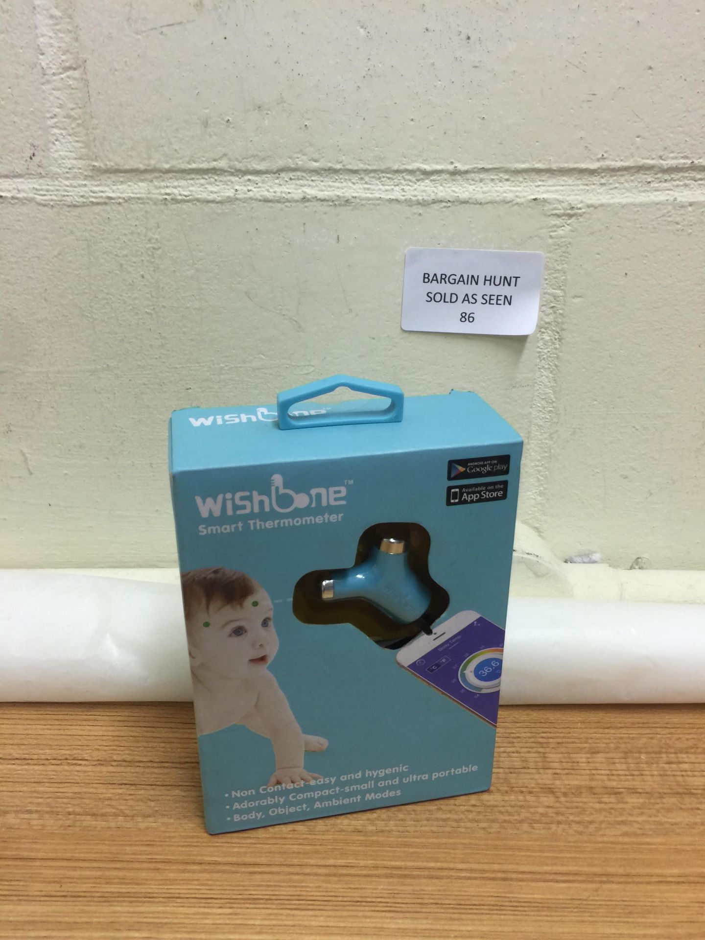 Brand New Wishbone Infrared Smart Thermometer RRP £35