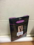 Brand New GABRIALLA 23-30 mmHg Queen Plus Nude H-330 Sheer Pantyhose Pack of 2 RRP £65