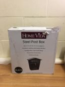 Home Vida Steel Post Box