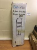 Bath Vida Toilet Brush & Paper Holder
