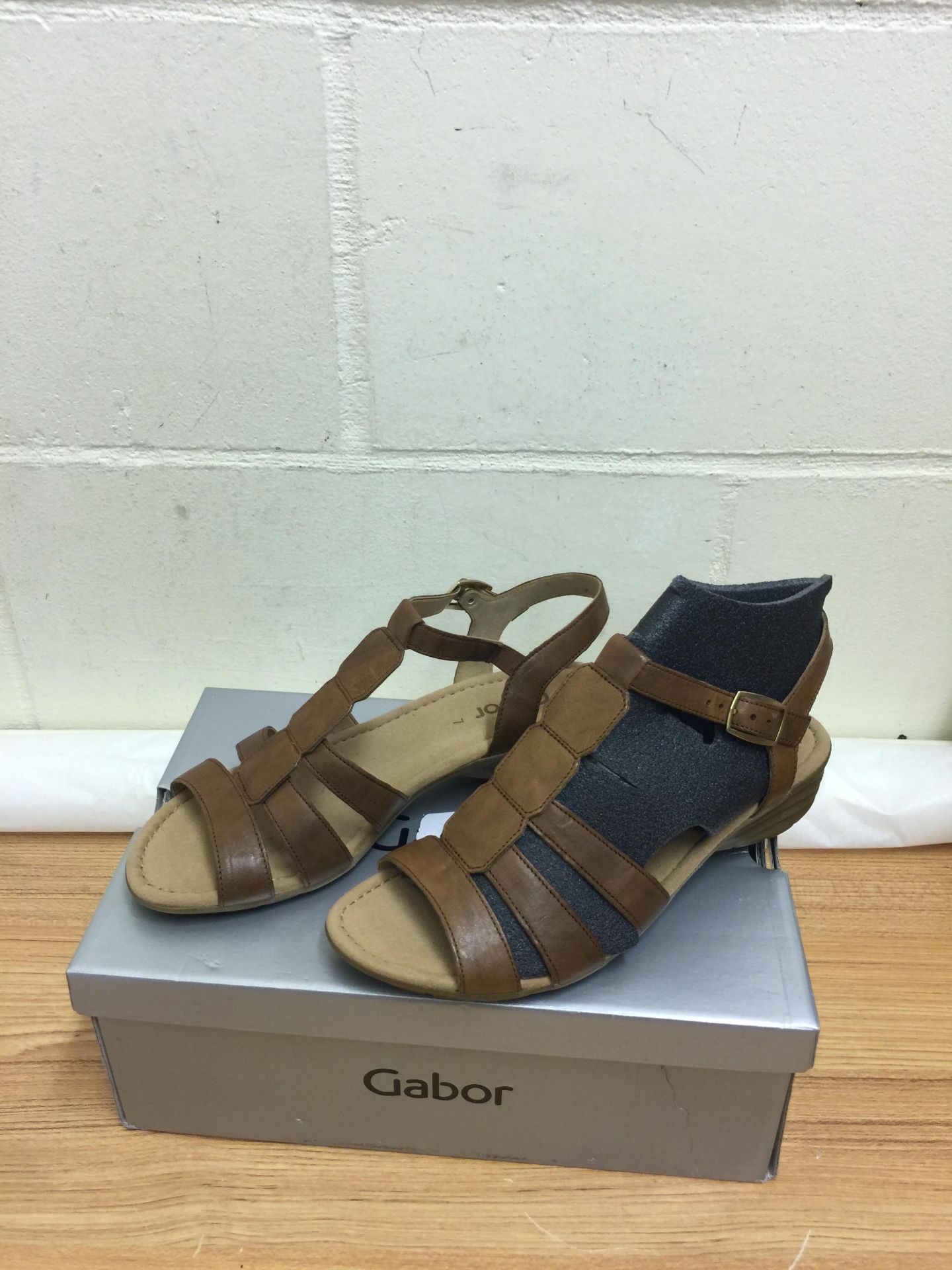 Gabor Solar Womens Casual Sandals Copper Tuscan 7 RRP £74.99