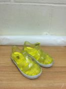 IGOR Children's Tenis Jelly Shoes, Yellow, 27