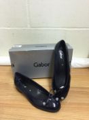 Gabor Shoes Women's Basic Ballet Flats Marine Blue 5 UK RRP £79.99
