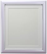 Brand New FRAMES BY POST Soda Picture Photo Frame, Plastic, Lilac with White Mount, 50 x 70 cm