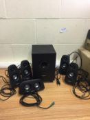 Logitech Z506 Surround Sound Speakers/Surround Sound System - Black RRP £74.99