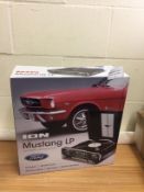 ION Audio Mustang LP In 4-in-1 Classic Car-Styled Retro Music Centre with Turntable RRP £129.99