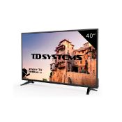 TD Systems K40DLM8FS - Television LED 40" Full HD Smart TV RRP £249.99