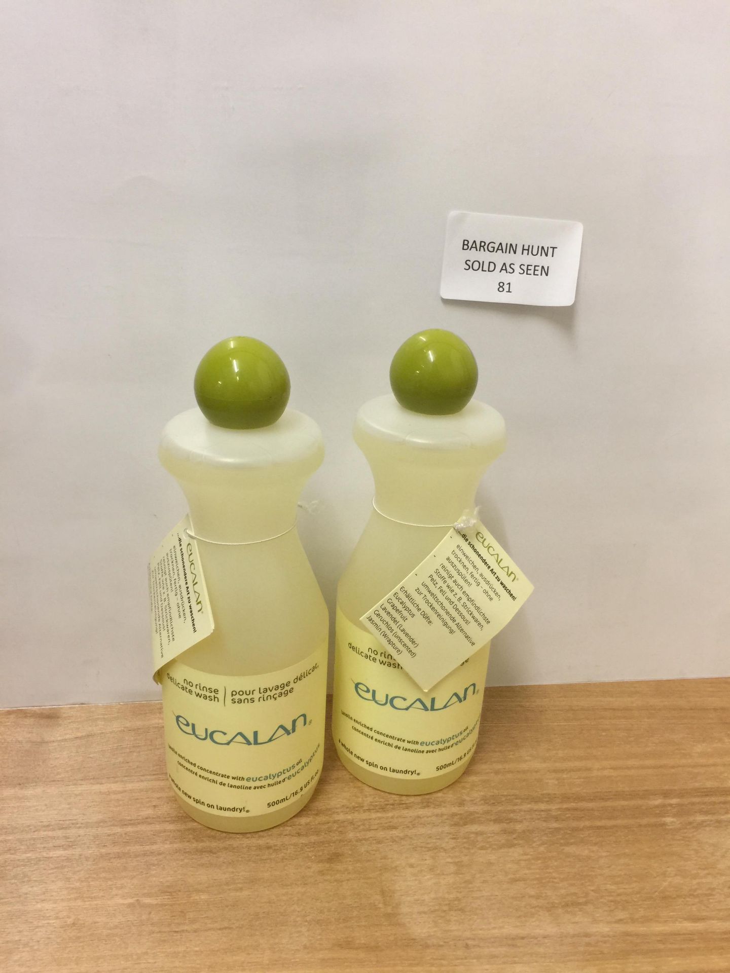 Brand New Eucalan Fine Fabric Wash Set of 2 RRP £15 each