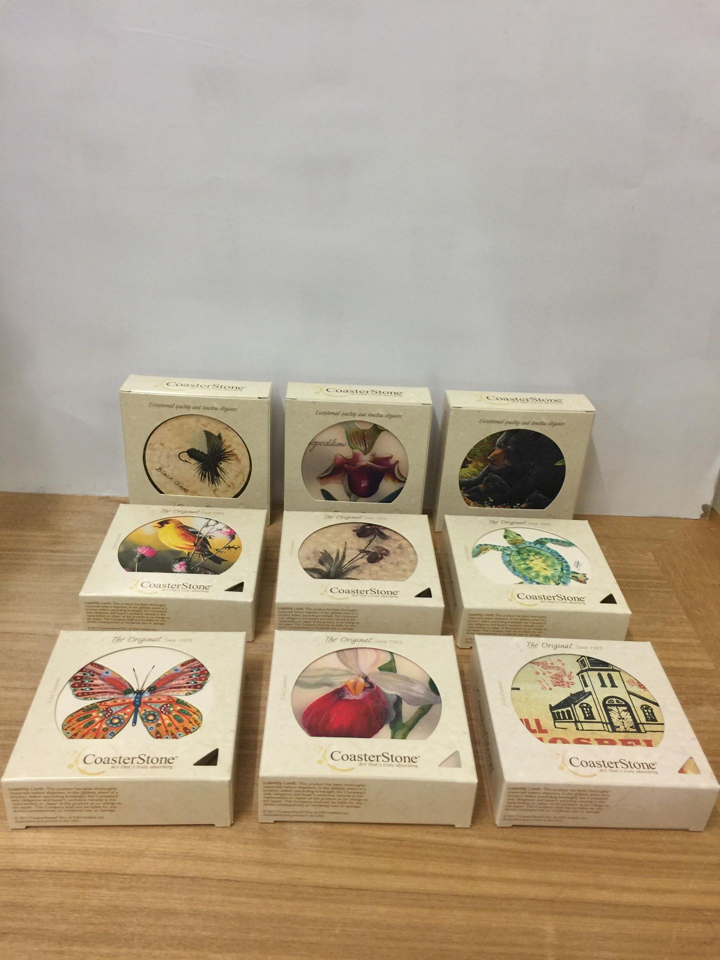 Brand New CoasterStone Absorbent Coasters (Set of 9)