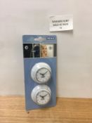 Brand New Wenko Bathroom Clock Set