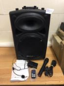 Ibiza Sound Port12VHF-BT Portable PA Speaker System RRP £195.99