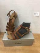 Gabor Solar Womens Casual Sandals Copper Tucson Size 7