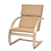 More Design steve-fauteuil-nl-nl Soly Relax Chair Wood/Polyurethane, 67 x 78 x 95 cm