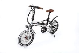 Cityneo Tourneo Electric Bicycle, Unisex Adult, White / Black, 20 " RRP £649.99
