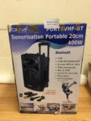 Ibiza Sound PORT8VHF-BT Portable PA Speaker System RRP £139.99