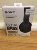 Sony MDR-XB950N1 Wireless Noise Cancelling Extrabass Headphones - Black RRP £134.99