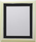 Brand New FRAMES BY POST Soda Photo and Poster Frame, Plastic, Cream with Black Mount, A2