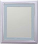 Brand New FRAMES BY POST Soda Photo Frame, Plastic, Lilac with Blue Mount, 20 x 20"