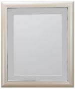 Brand New FRAMES BY POST Soda Photo Frame, Plastic, Peach with Light Grey Mount, 14 x 11"