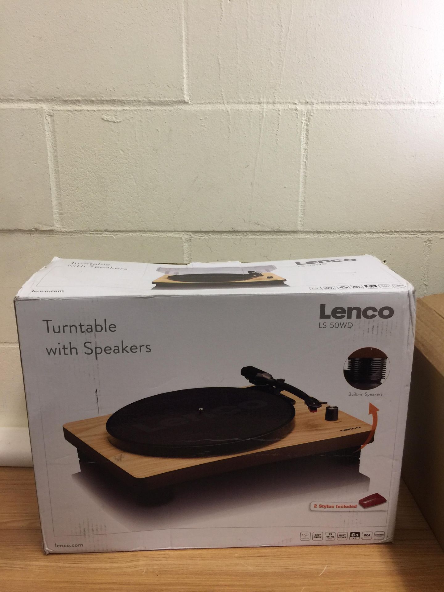 Lenco LS-50WD Wood Semi-Automatic Belt Drive USB Turntable RRP £99.99