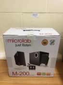 Microlabs M200 Platinum 50W RMS 2.1 Speakers