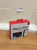 IK Multimedia iRig BlueTurn Bluetooth Page Turner for iOS and Android RRP £57.99