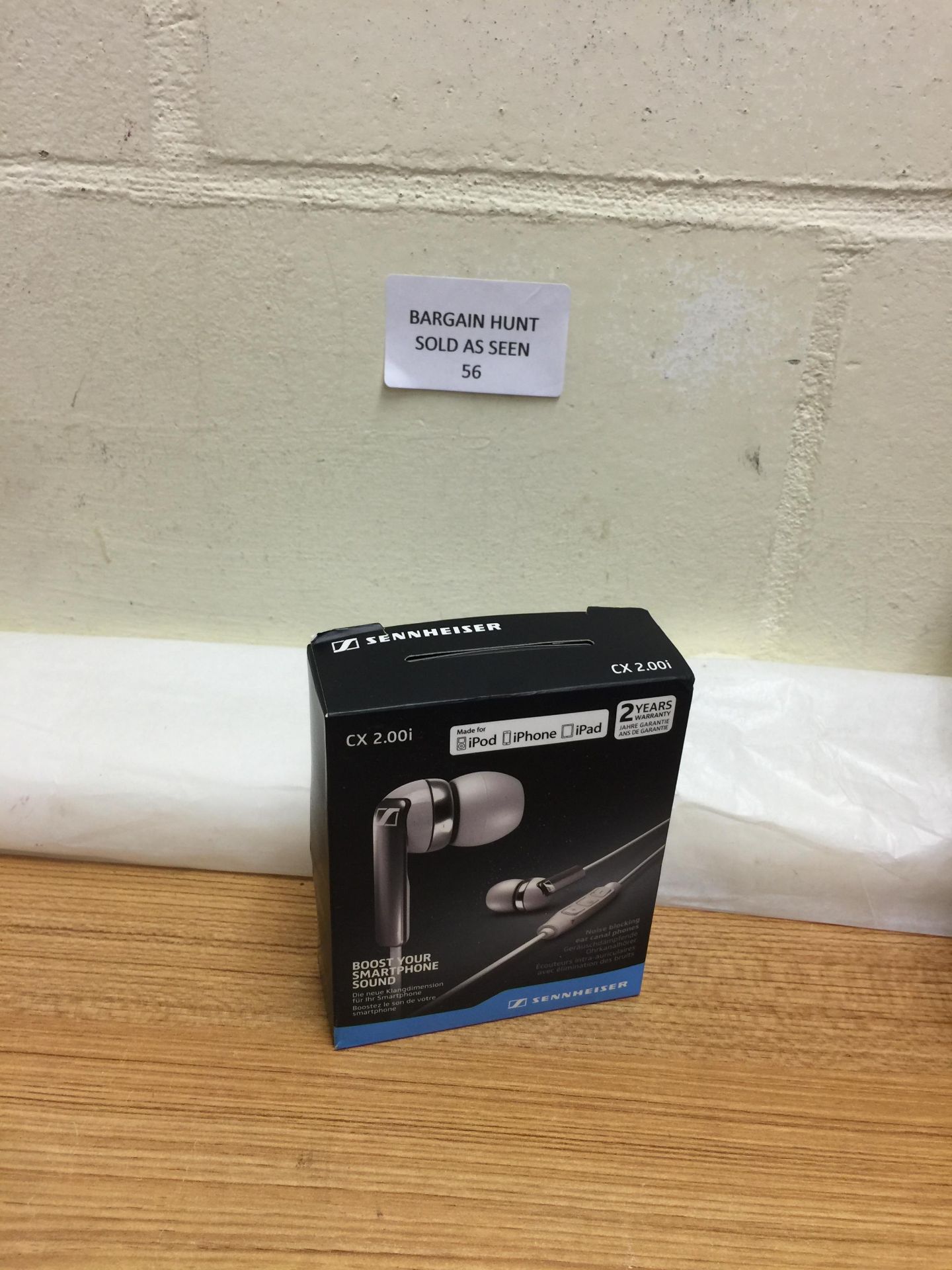 Sennheiser CX 2.00i White In-Ear Canal Headset RRP £50