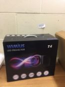 Wimius T4 Portable Projector Full HD LED Projector RRP £140
