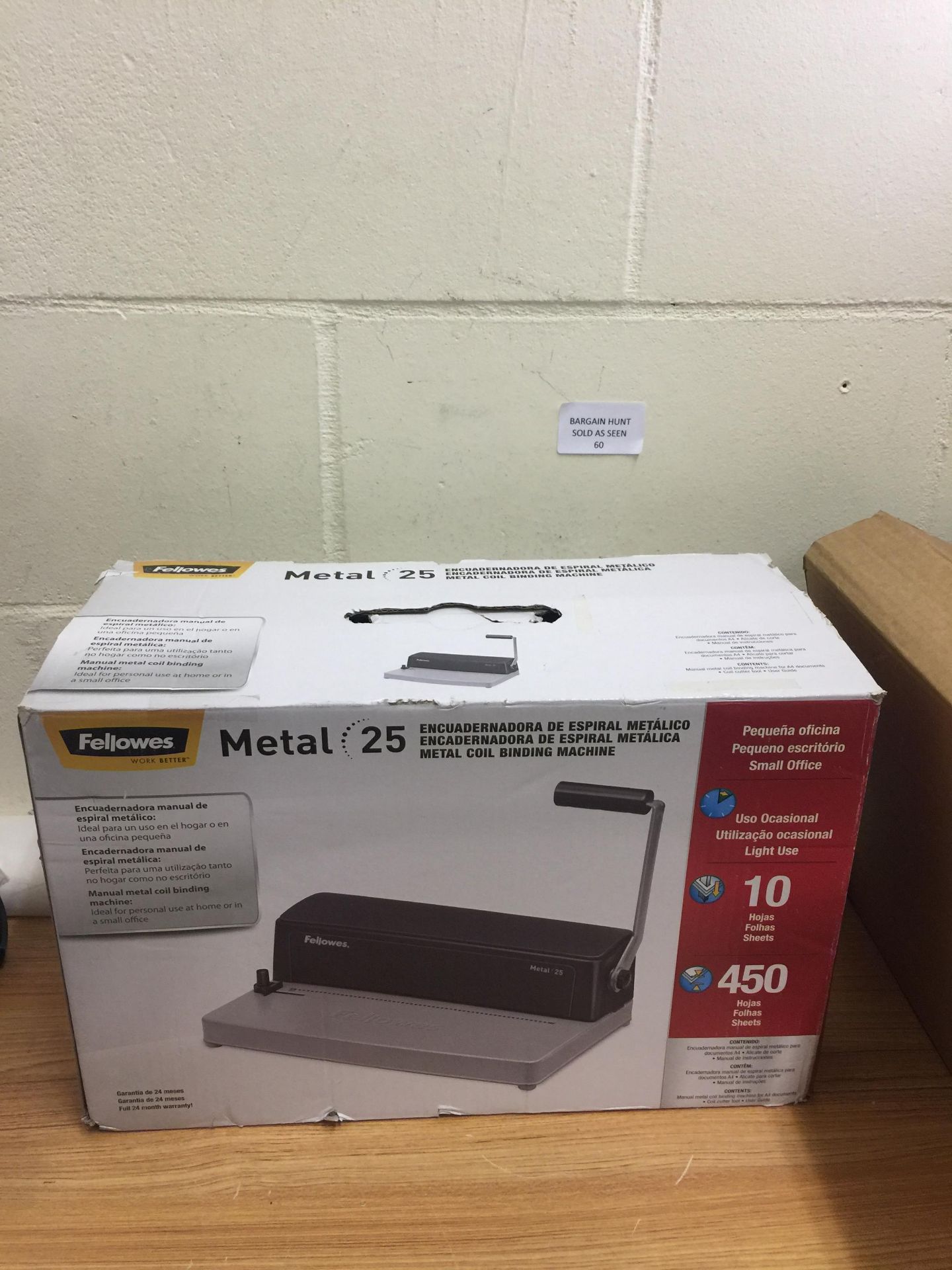 Fellowes Metal 25 Metal Comb RRP £106.99