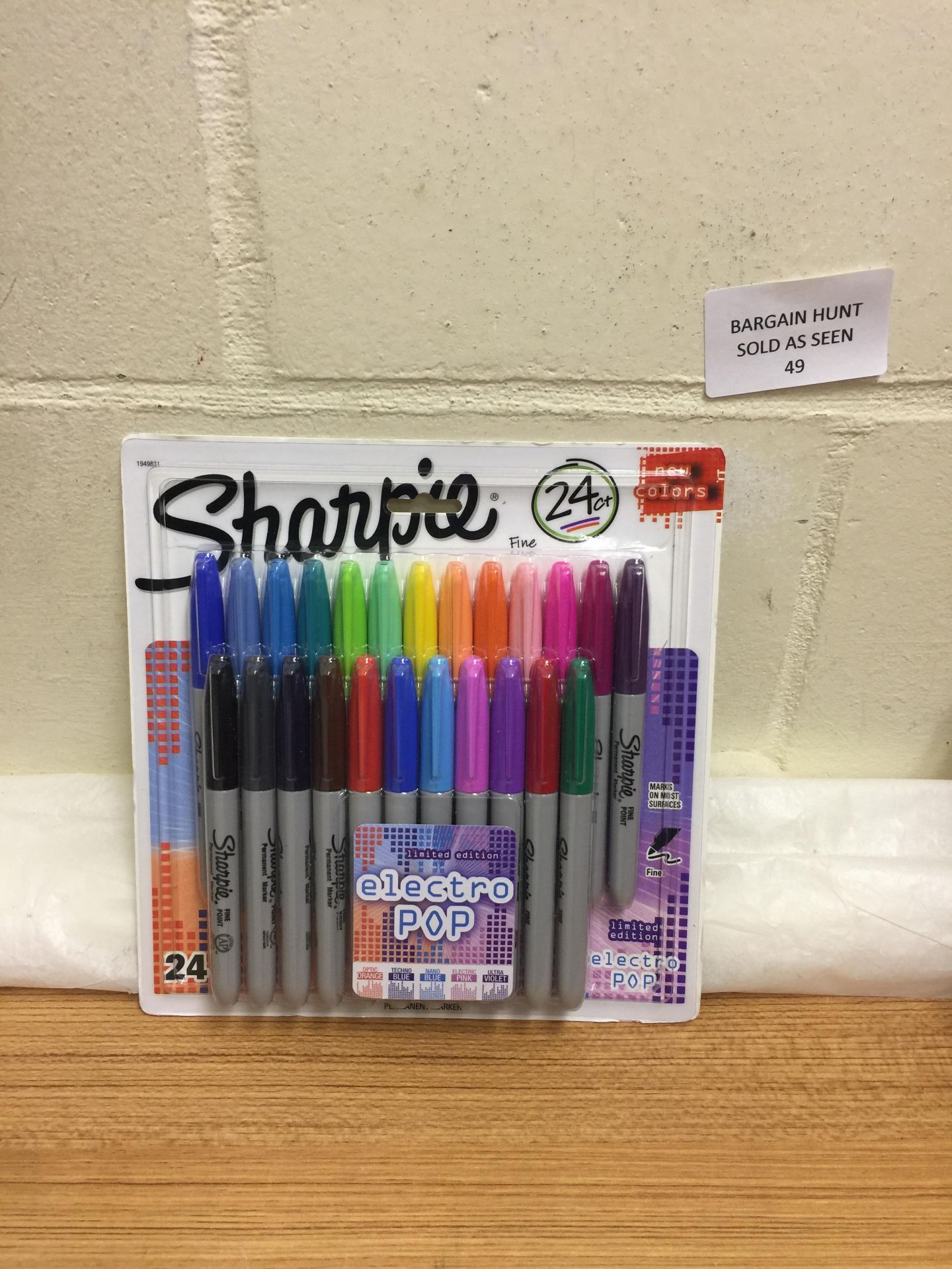 Sharpie Electro Pop Permanent Markers, Fine Point, Assorted Colours