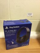 Sony Playstation 4 Platinum Wireless Headset RRP £119.99