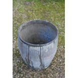 Galvanized dolly tub