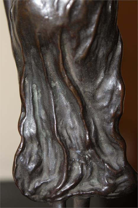 Prof. Victor Heinrich Seifert (1870-1953) Austrian - signed - V.Seifert - A patinated Bronze study - Image 8 of 12