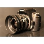 Sony 230 10.2 megapixels digital SLR camera no. 5305097 with a minolta AF 35-70mm f4 (22) Zoom