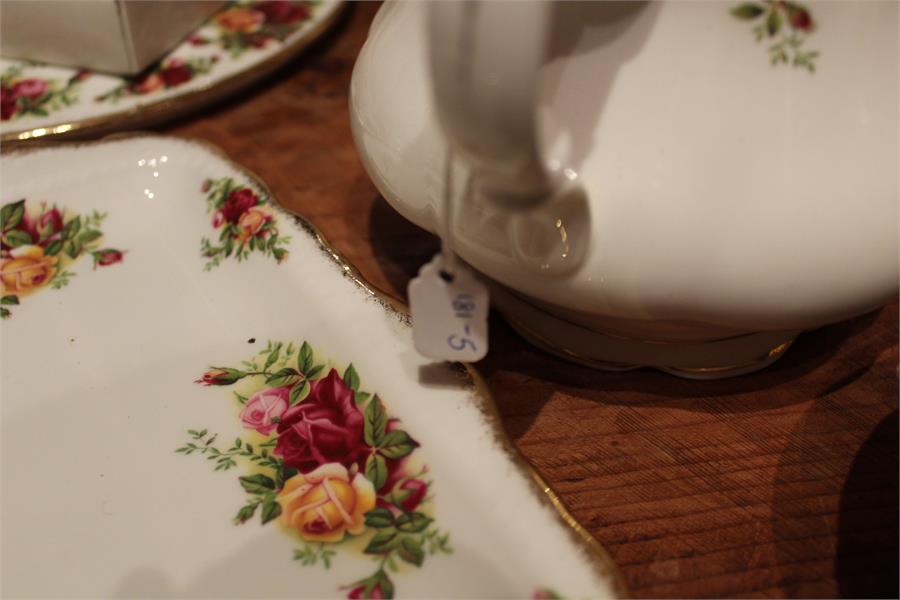 Royal Albert "Old Country Roses" dinner wares and tea / coffee service, 2 large and 2 small teapots, - Image 17 of 17