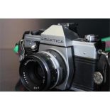 A Praktica MTL 50 camera with 35mm f3.5 Soligor Lens No. 9698647
