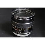 Hanimex f2.8 28mm lens no. H85937 with Coastar uv filter