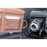 An Ensign selfix 1620 epsilon lens f4.5 ensar anastigmat folding camera no.G16629