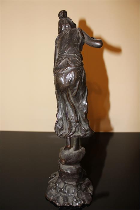 Prof. Victor Heinrich Seifert (1870-1953) Austrian - signed - V.Seifert - A patinated Bronze study - Image 7 of 12